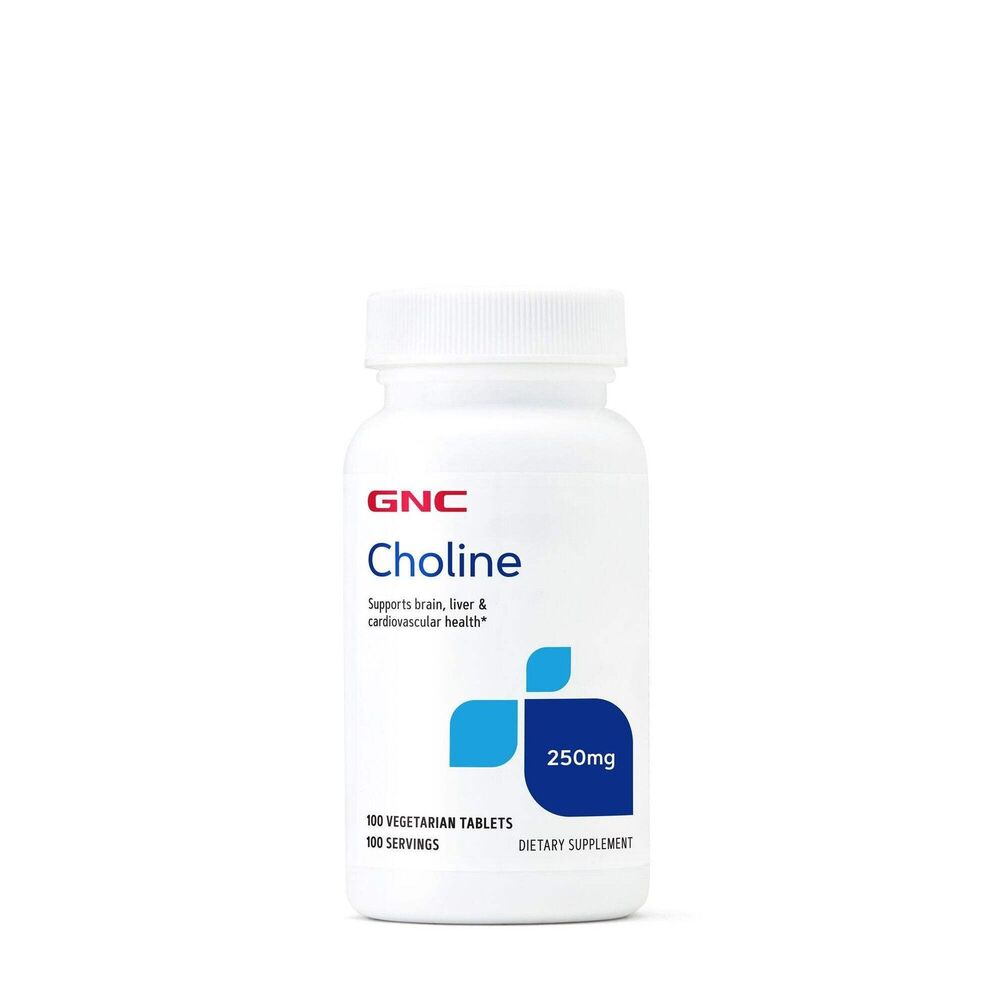 GNC Choline 250 mg – 100 Vegetarian Tablets